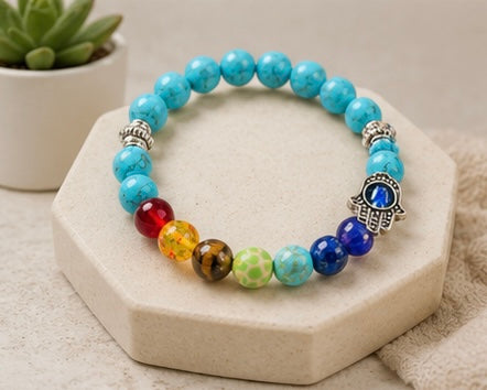 BLACK LAVA
Hamsa Bracelet