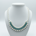 Pearl & Turquoise Beaded Necklace