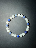 Moonstone & Sodalite Gemstone Bracelet