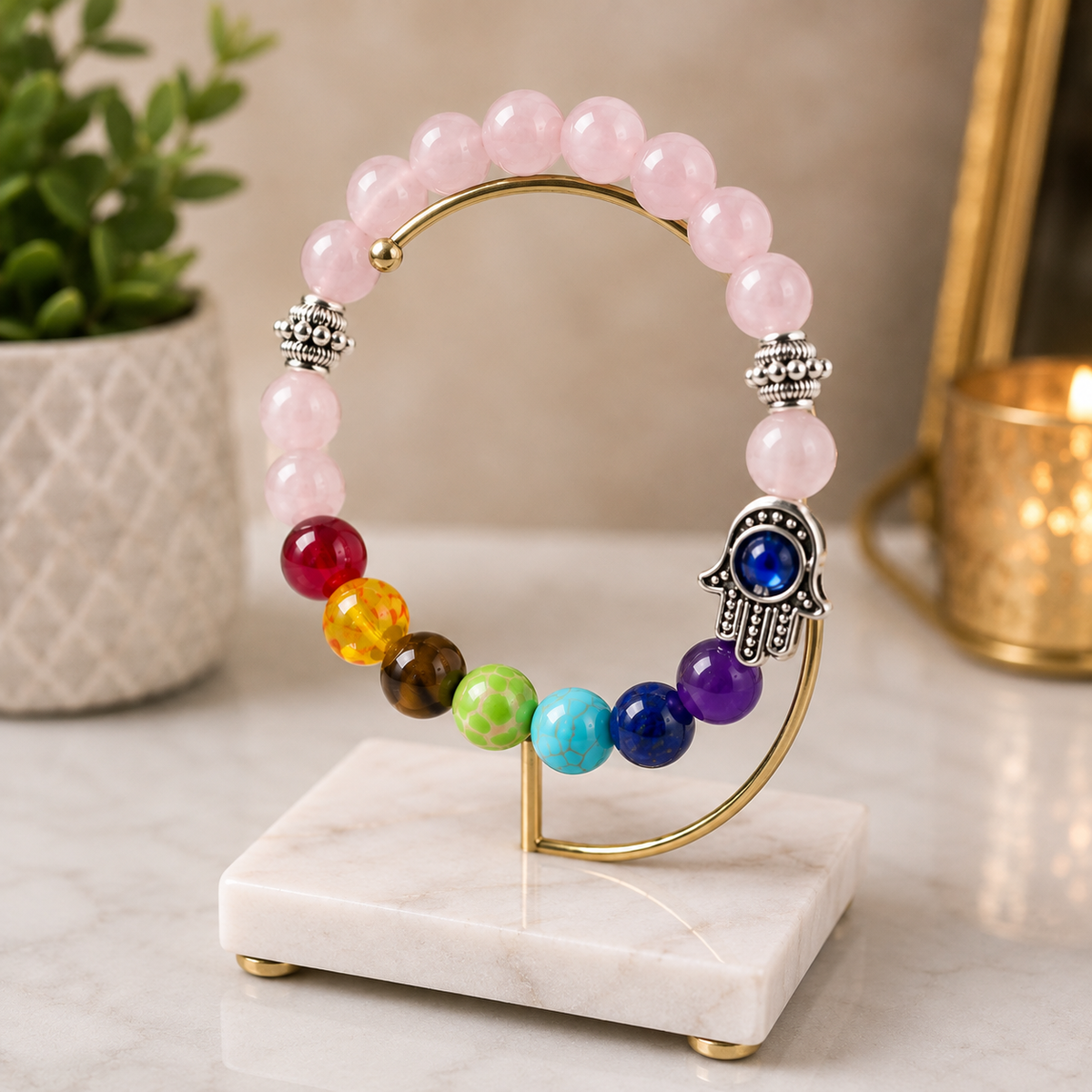 BLACK LAVA
Hamsa Bracelet