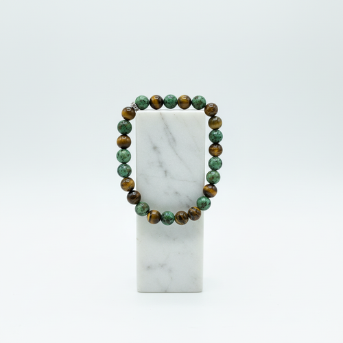 African Turquoise & Tiger Eye – Stand