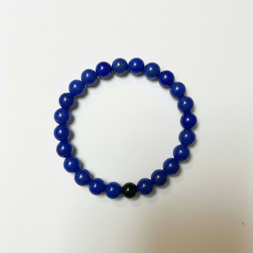 Blue Beaded Bracelet