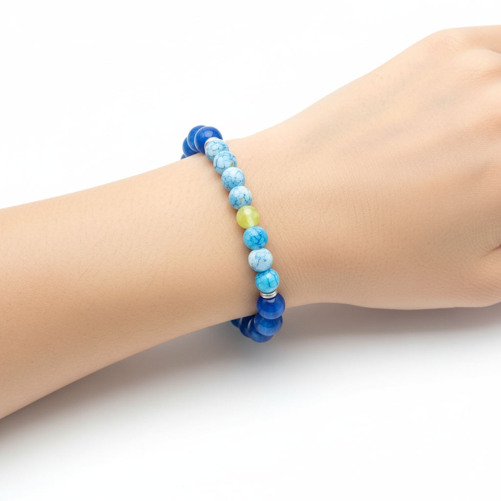 Blue Yellow Green Royal Blue Bracelet