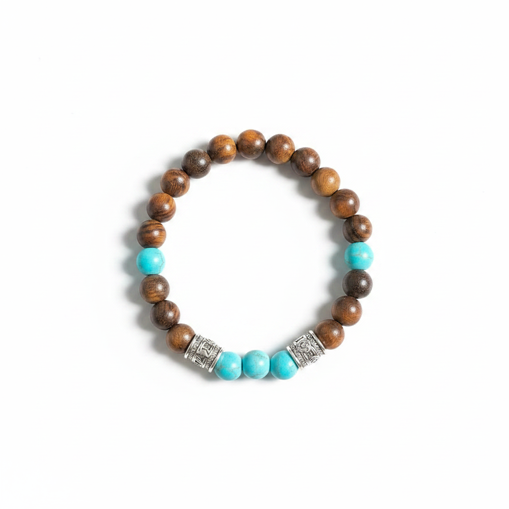 Bronzite Turquoise Bracelet