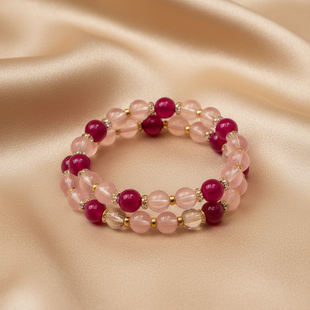Fuchsia & Gold Duo