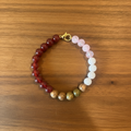 Garnet & Crystal Bracelet