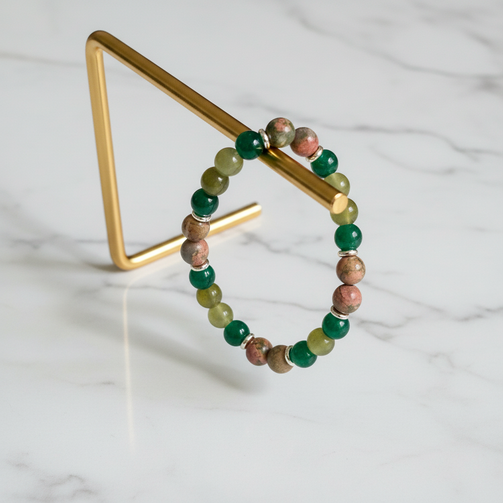 Green Jade & Unakite - Bright Studio