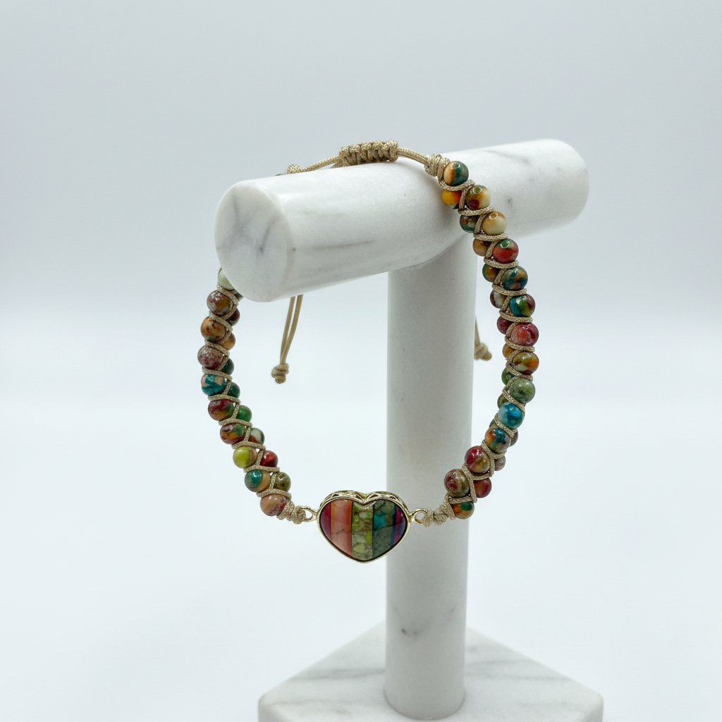 Heart Charm Macrame – Stand