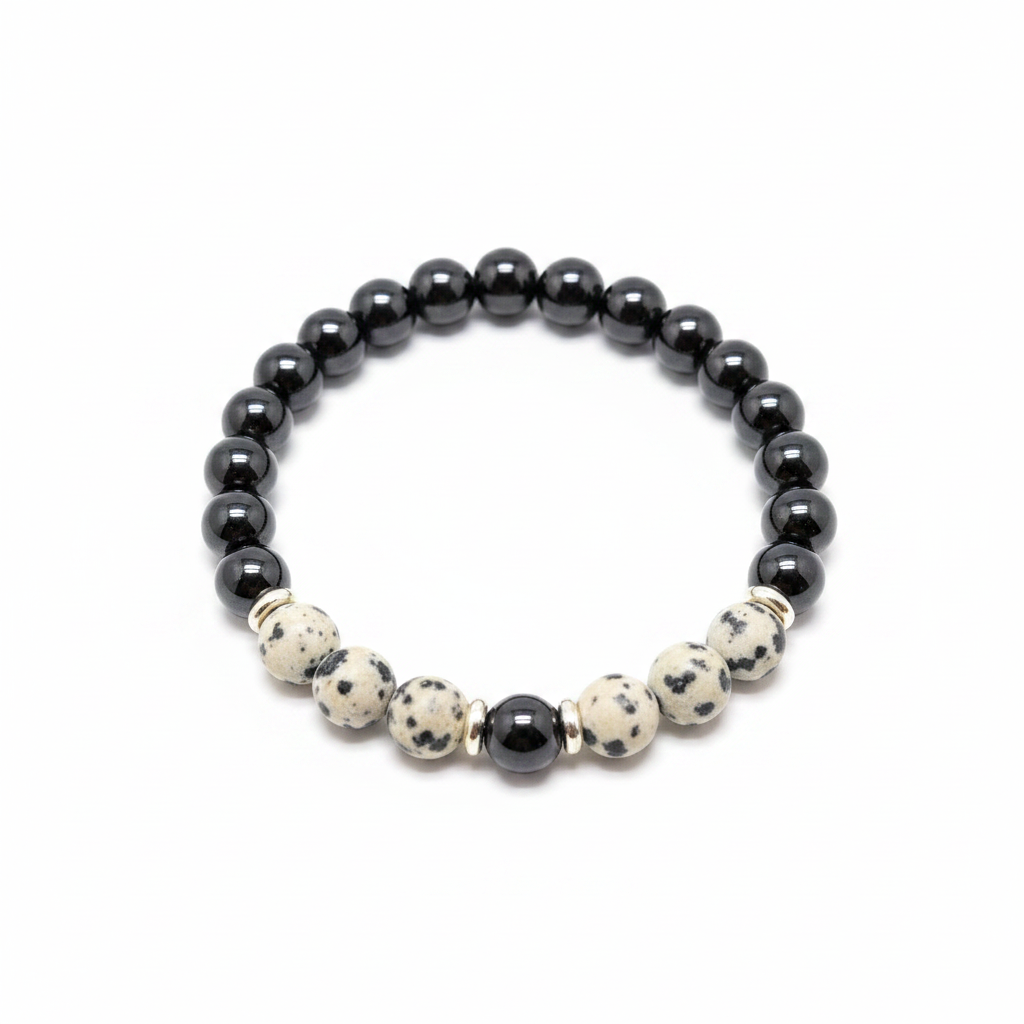 Hematite Dalmatian Jasper