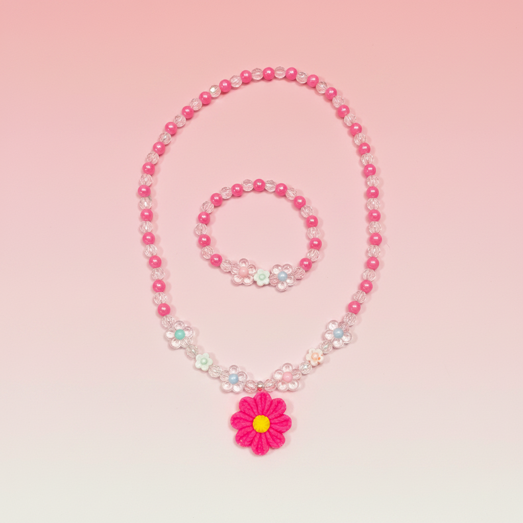 Hot Pink Daisy Set
