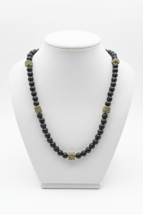 Lava Druzy Necklace – Stand