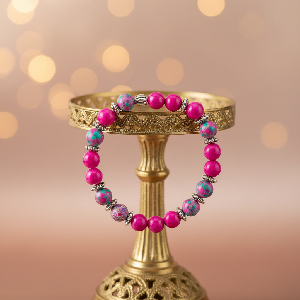 Pink Purple Galaxy Bracelet