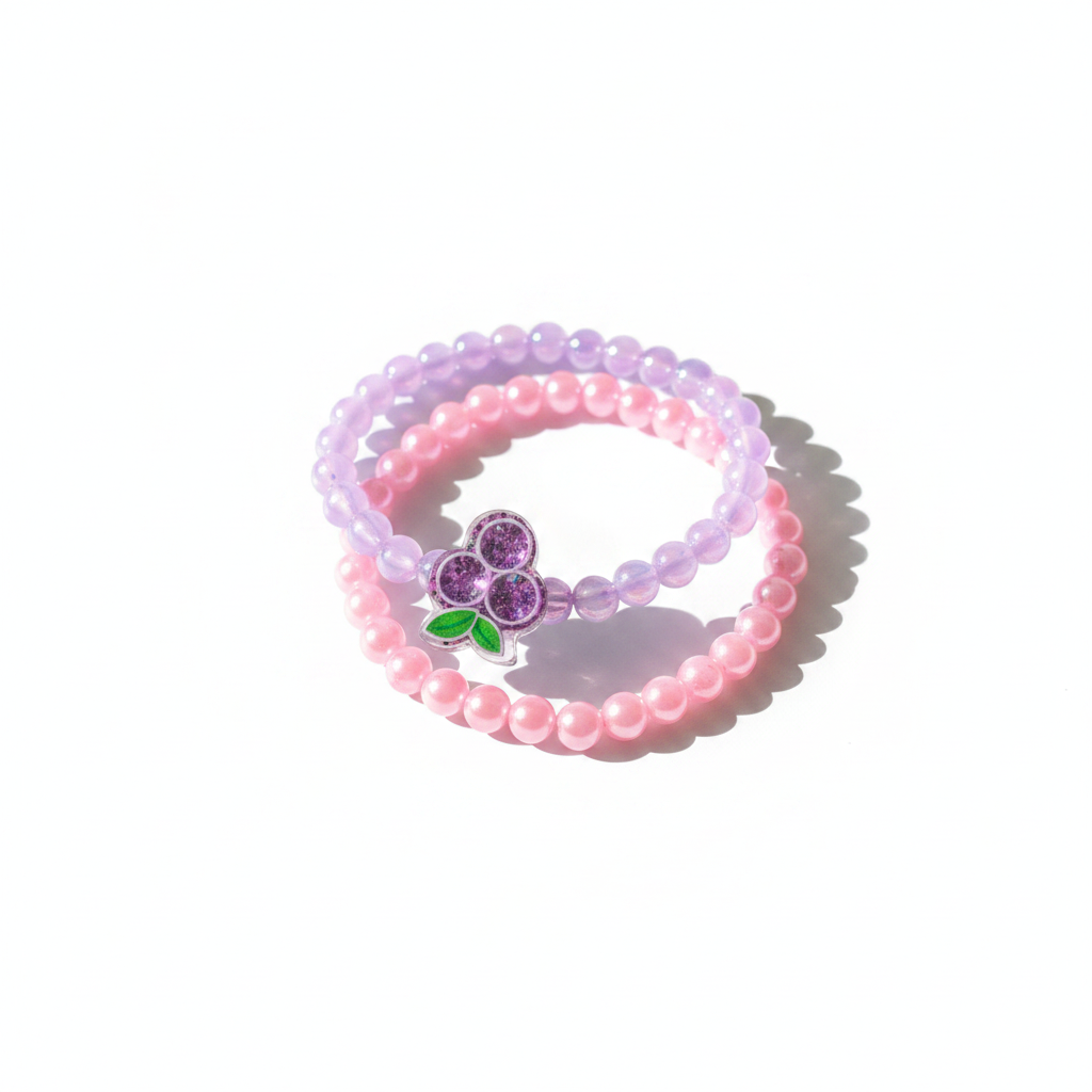Purple Flower & Pink