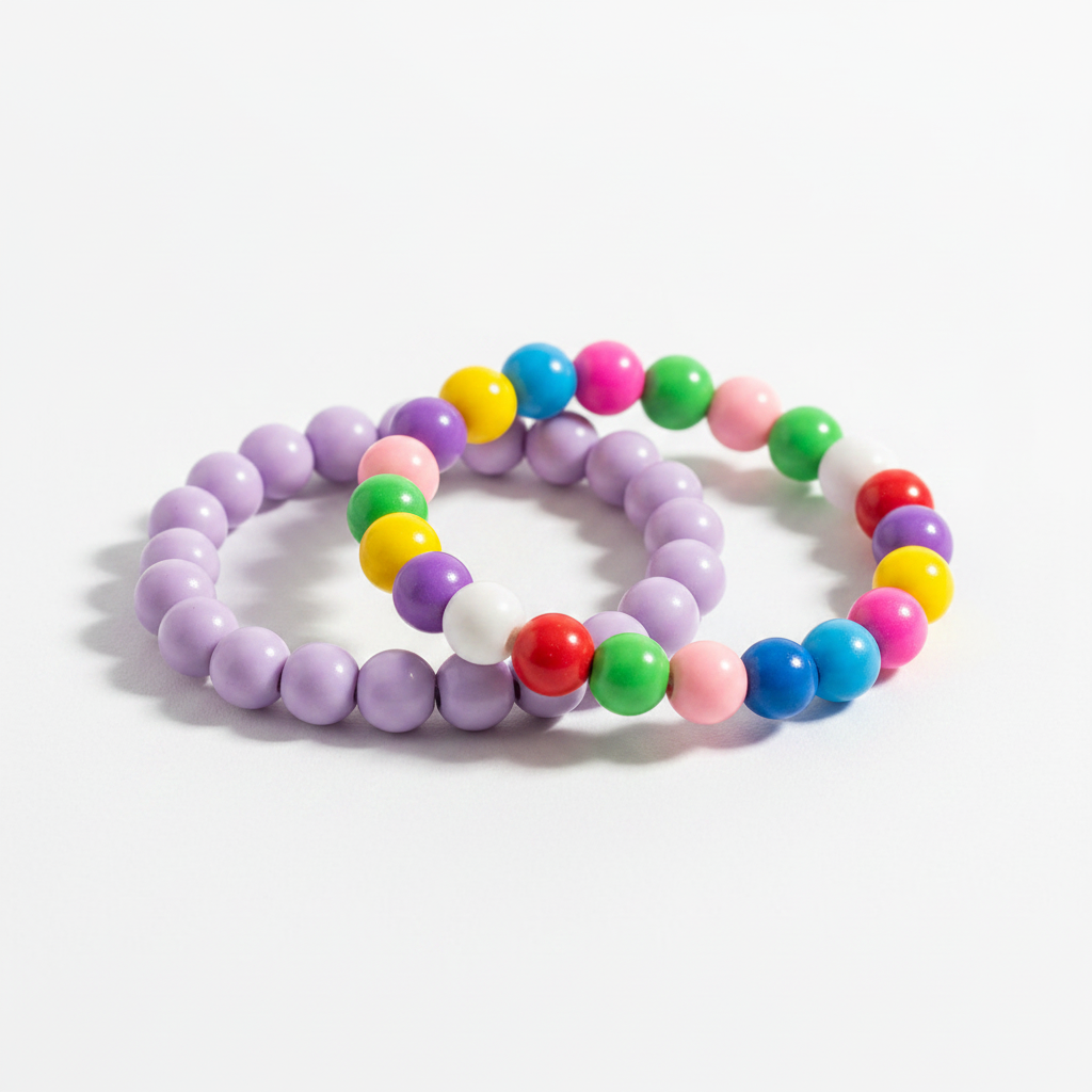 Lavender & Blush Pearl Bracelet Set