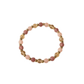 Rose Quartz & Gold Crystal Bracelet – Pampas Grass