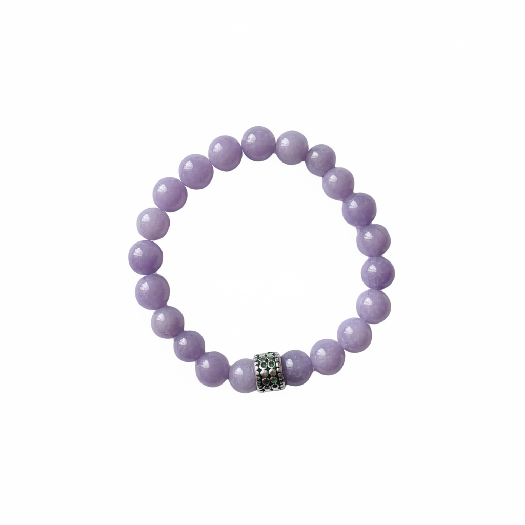 Rose Quartz Mint Jade Flat Lay