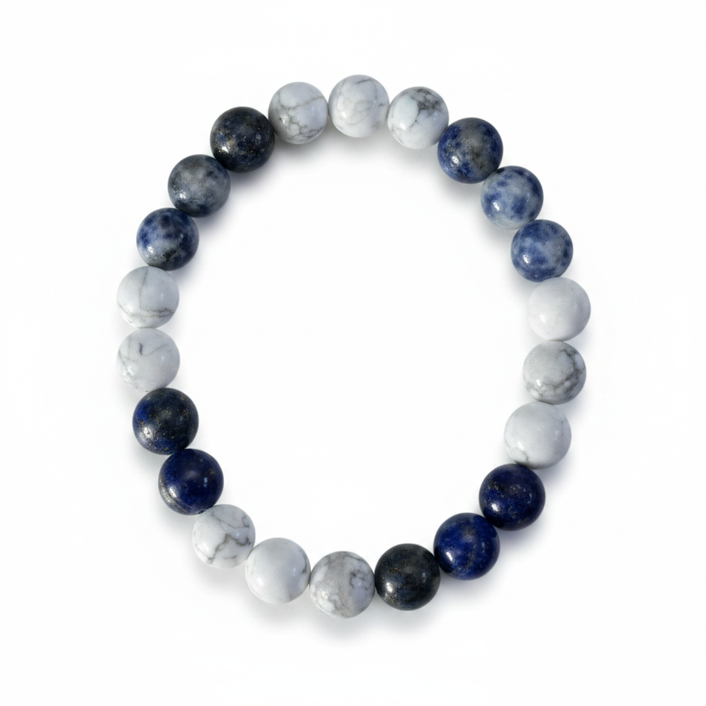 Sodalite & White Howlite Bracelet
