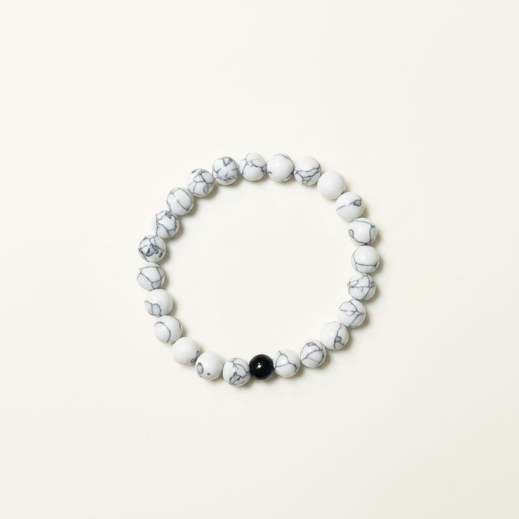White Howlite Bracelet