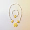 White Yellow Daisy Set